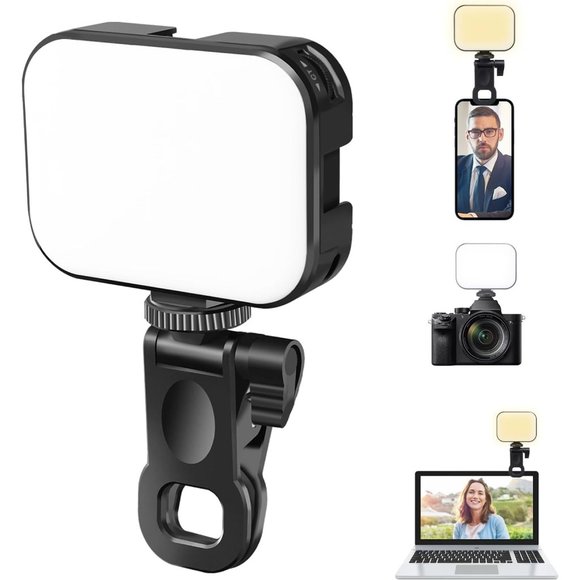Ulanzi VL100X Selfie Light Clip LED Panel Bi Color Portable Clip Camera Light - Picture 1 of 8